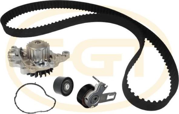 GGT KPA20236 - Pompe à eau + kit de courroie de distribution droxauto.com
