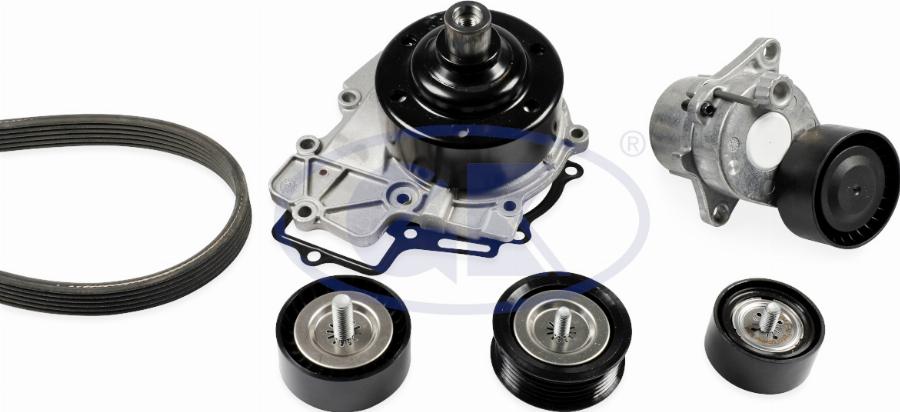 GK K980402B-A - Pompe à eau+Jeu de courroie trapézoïdale à nervures droxauto.com