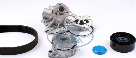 GK K980148K - Pompe à eau+Jeu de courroie trapézoïdale à nervures droxauto.com