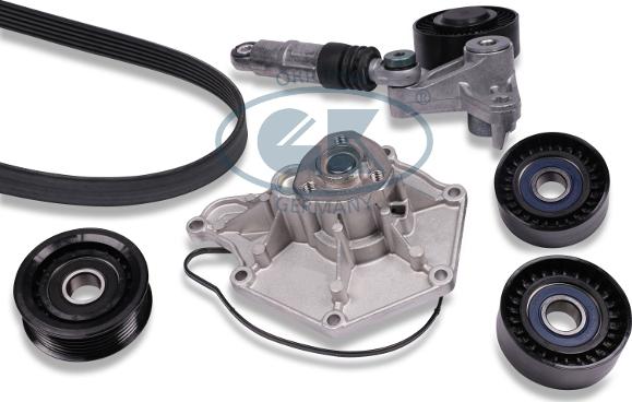 GK K980272B - Pompe à eau+Jeu de courroie trapézoïdale à nervures droxauto.com