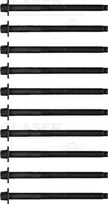 Glaser T40595-00 - Jeu de boulons de culasse de cylindre droxauto.com