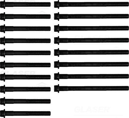 Glaser T40533-00 - Jeu de boulons de culasse de cylindre droxauto.com