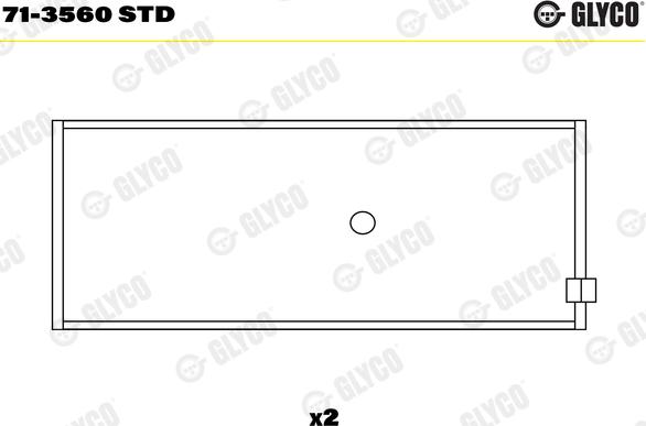 Glyco 71-3560 STD - Coussinet de bielle droxauto.com