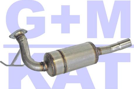 G+M KAT 04.39.016 - Lot de rattrapage, catalyseur / filtre à particules combinés droxauto.com