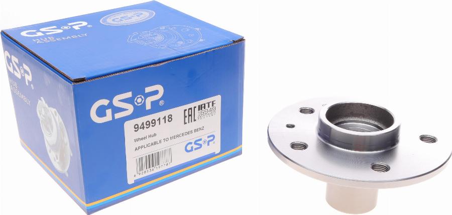 GSP 9499118 - Fusée d'essieu, suspension de roue droxauto.com