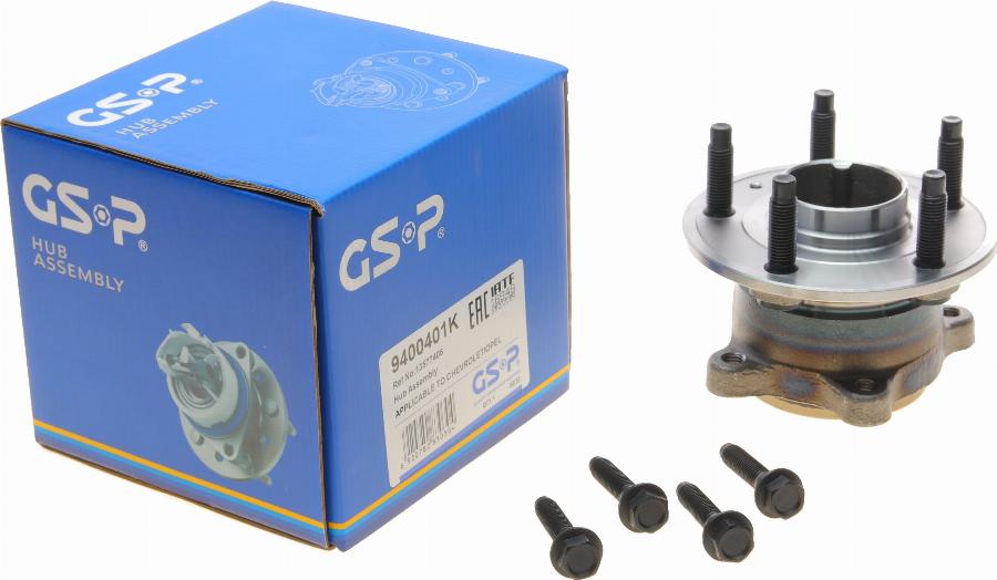 GSP 9400401K - Kit de roulements de roue droxauto.com