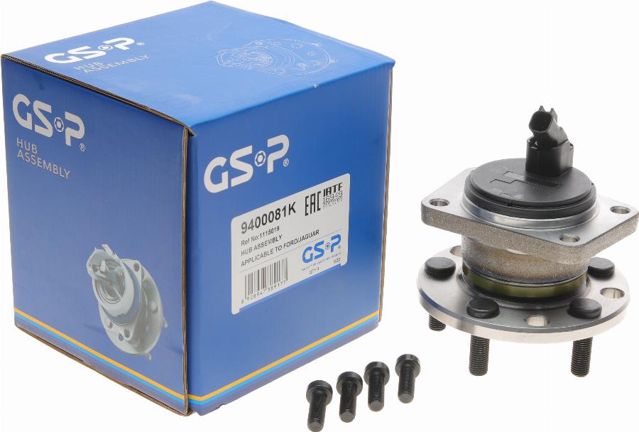 GSP 9400081K - Kit de roulements de roue droxauto.com