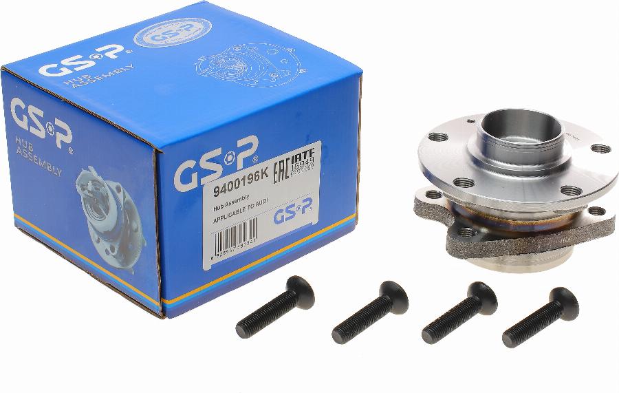 GSP 9400196K - Kit de roulements de roue droxauto.com