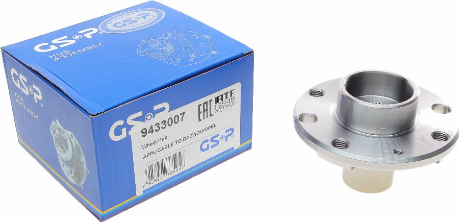 GSP 9433007 - Moyeu de roue droxauto.com