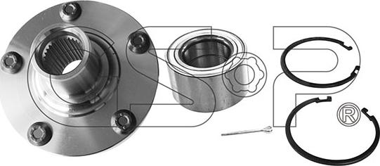 GSP 9429002F - Moyeu de roue droxauto.com
