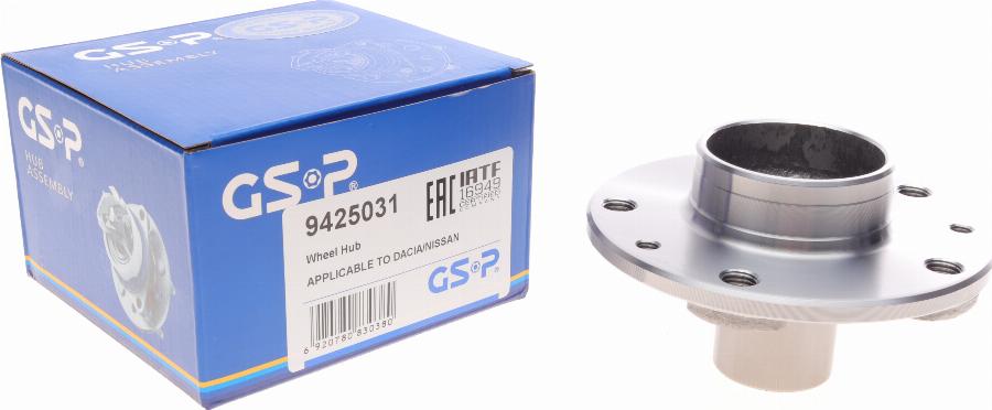 GSP 9425031 - Moyeu de roue droxauto.com