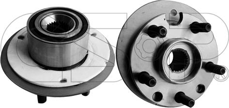 GSP 9426009 - Moyeu de roue droxauto.com