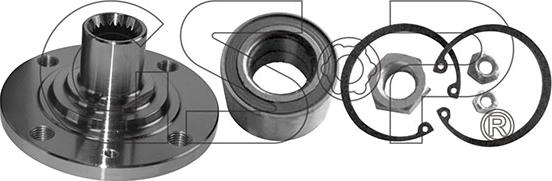 GSP 9422012F - Moyeu de roue droxauto.com