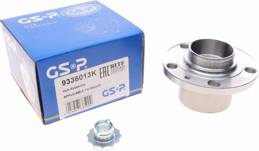 GSP 9336013K - Kit de roulements de roue droxauto.com
