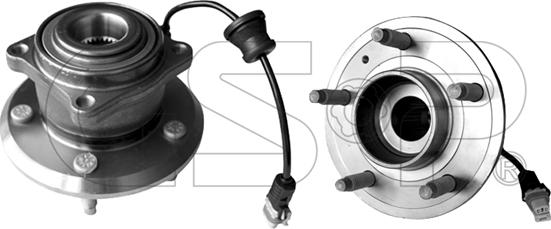 GSP 9330008 - Kit de roulements de roue droxauto.com