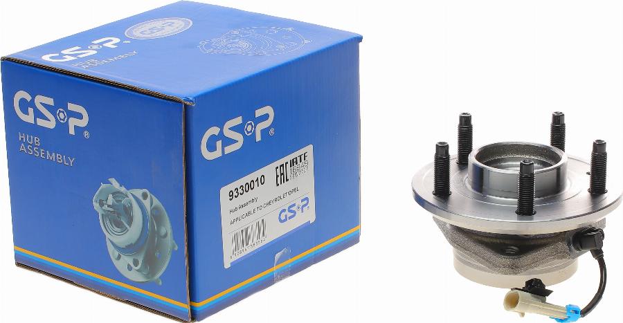 GSP 9330010 - Kit de roulements de roue droxauto.com