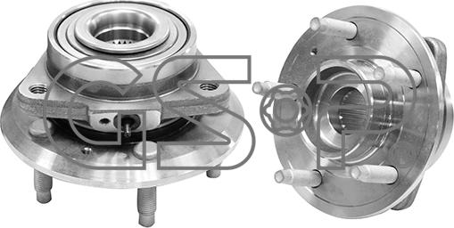 GSP 9330031 - Kit de roulements de roue droxauto.com