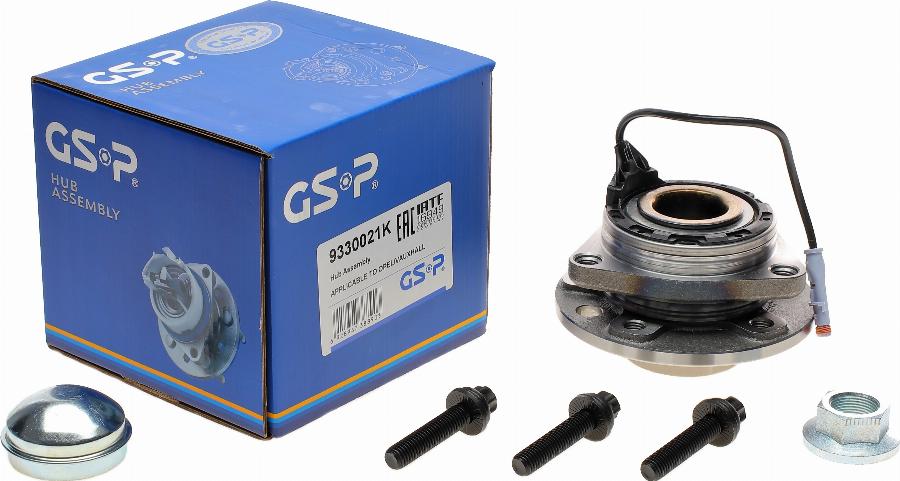 GSP 9330021K - Kit de roulements de roue droxauto.com
