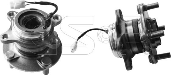 GSP 9324004 - Kit de roulements de roue droxauto.com