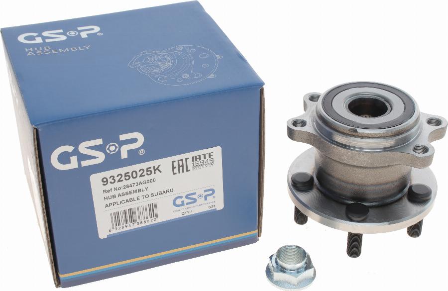 GSP 9325025K - Moyeu de roue droxauto.com