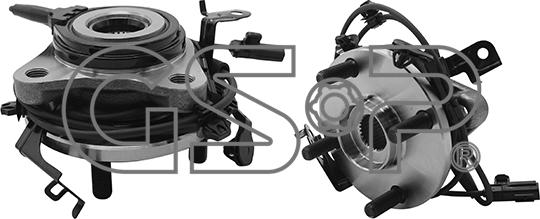 GSP 9326045 - Kit de roulements de roue droxauto.com