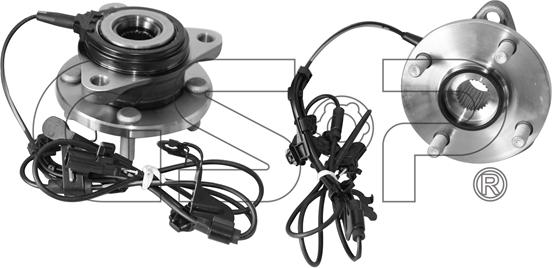 GSP 9326051 - Kit de roulements de roue droxauto.com