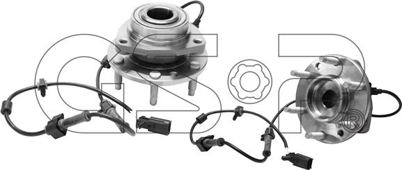 GSP 9327027 - Kit de roulements de roue droxauto.com