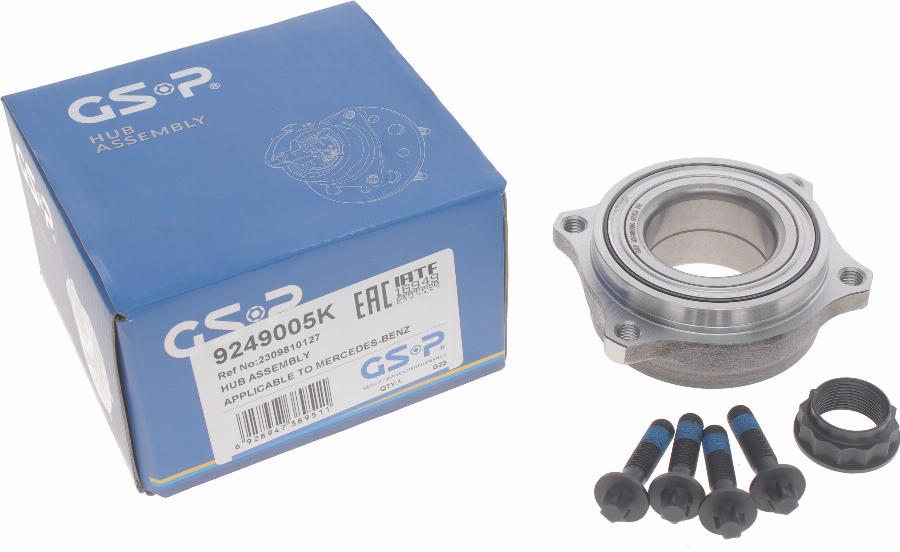 GSP 9249005K - Kit de roulements de roue droxauto.com