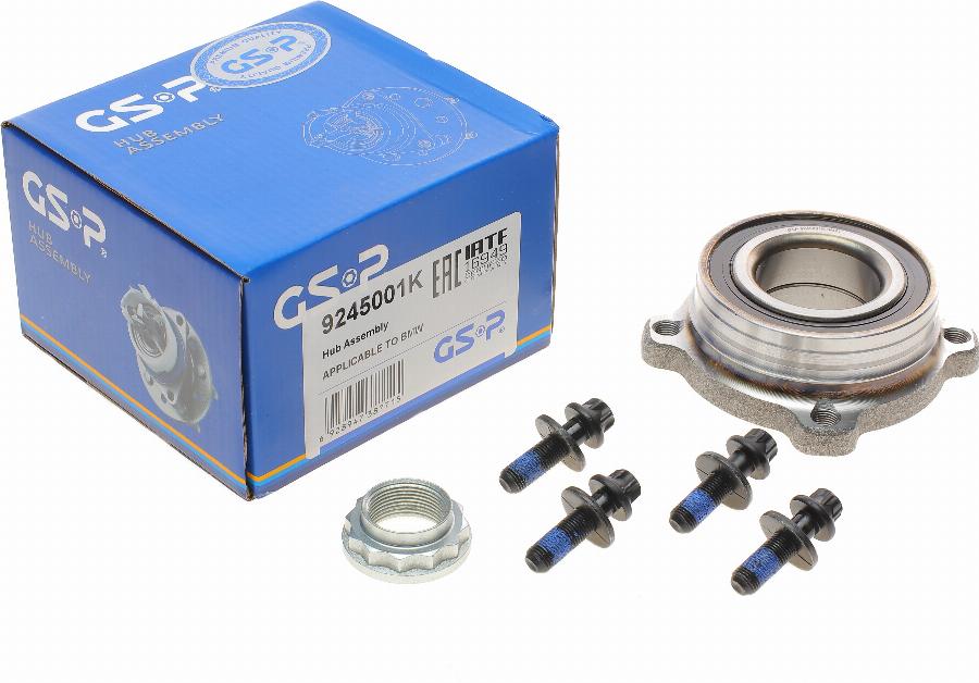 GSP 9245001K - Kit de roulements de roue droxauto.com