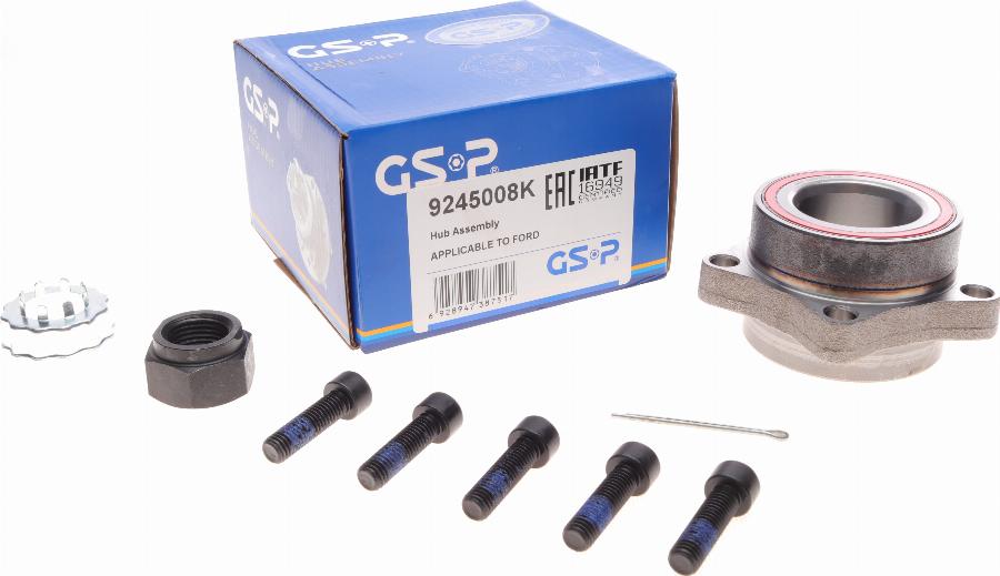 GSP 9245008K - Moyeu de roue droxauto.com