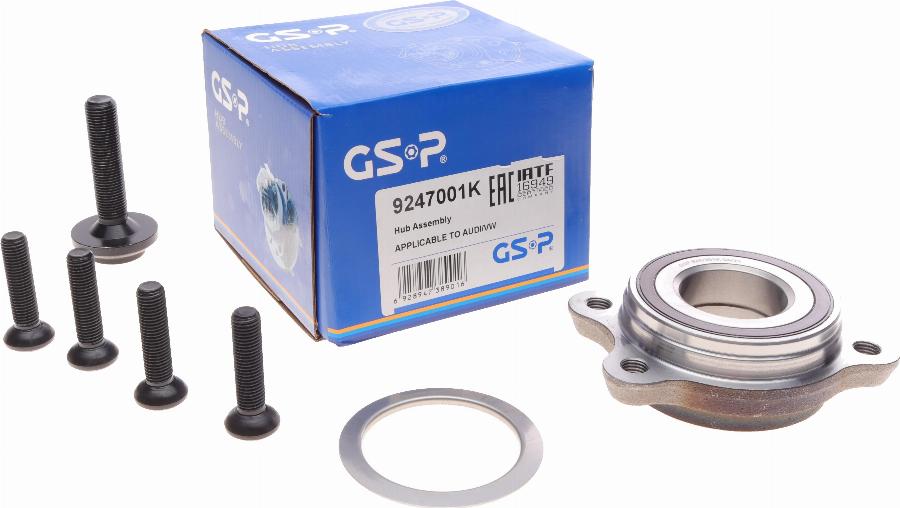 GSP 9247001K - Kit de roulements de roue droxauto.com