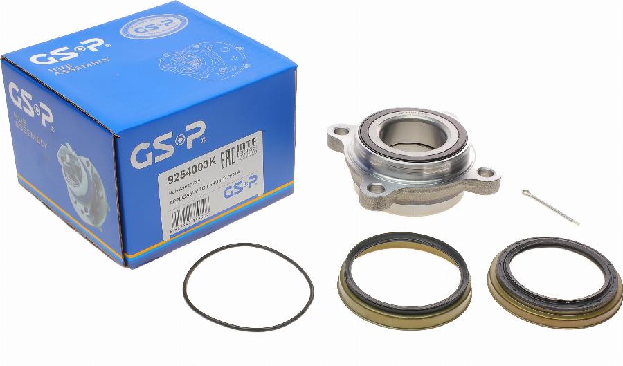 GSP 9254003K - Kit de roulements de roue droxauto.com