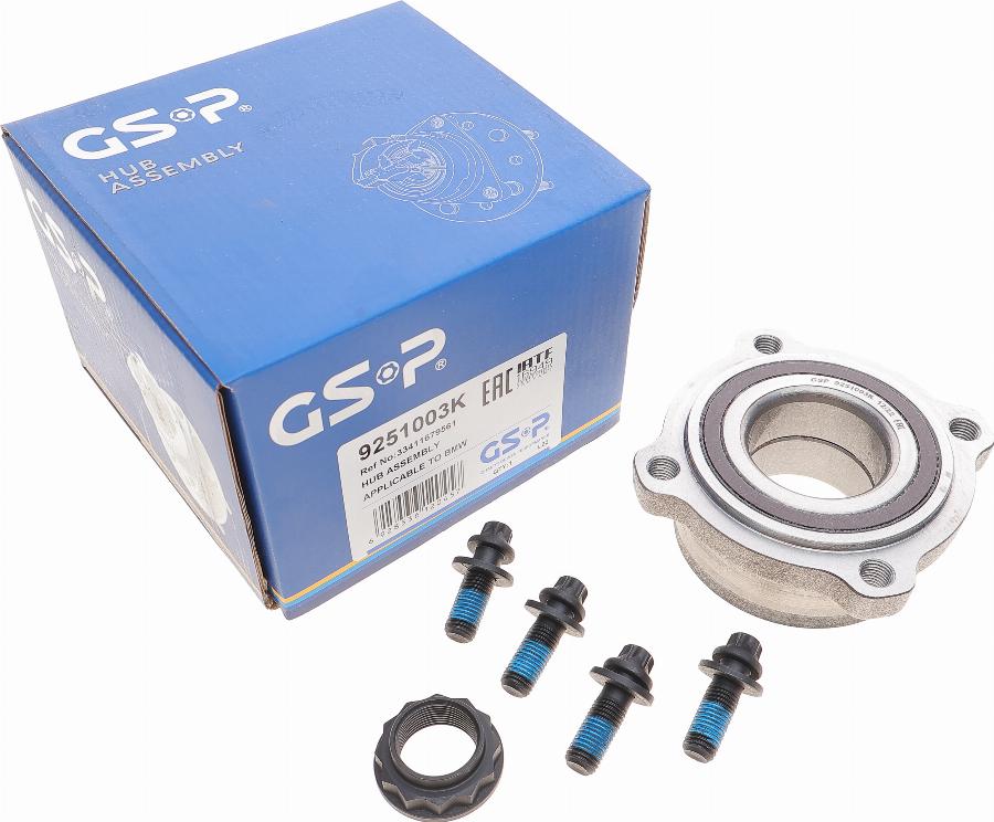 GSP 9251003K - Kit de roulements de roue droxauto.com