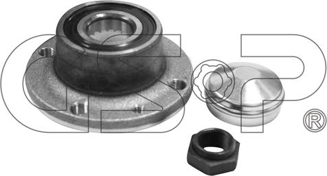 GSP 9230044K - Kit de roulements de roue droxauto.com