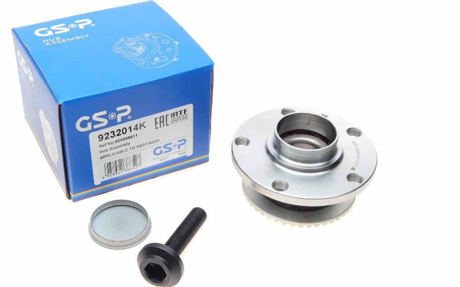 GSP 9232014K - Kit de roulements de roue droxauto.com