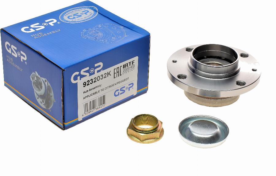 GSP 9232032K - Kit de roulements de roue droxauto.com