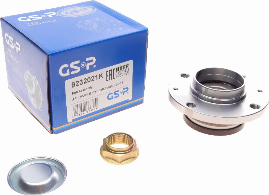 GSP 9232021K - Kit de roulements de roue droxauto.com