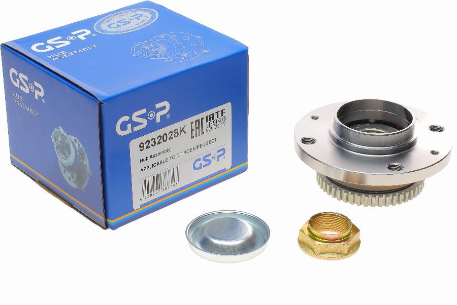 GSP 9232028K - Kit de roulements de roue droxauto.com