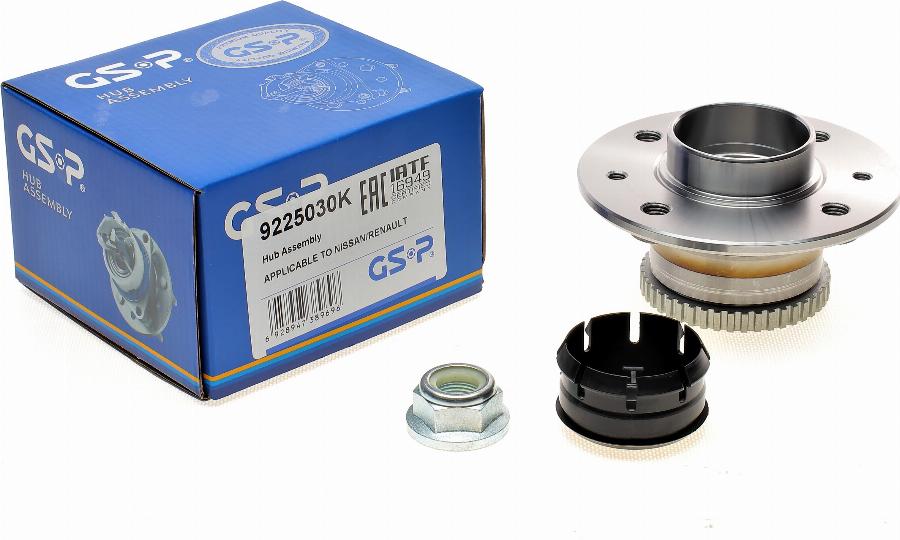 GSP 9225030K - Kit de roulements de roue droxauto.com