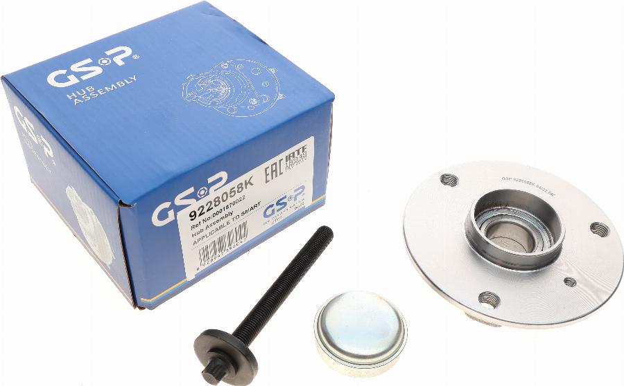 GSP 9228058K - Kit de roulements de roue droxauto.com
