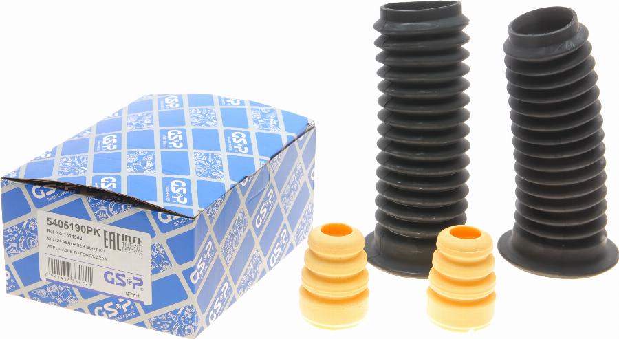 GSP 5405190PK - Kit de protection contre la poussière, amortisseur droxauto.com