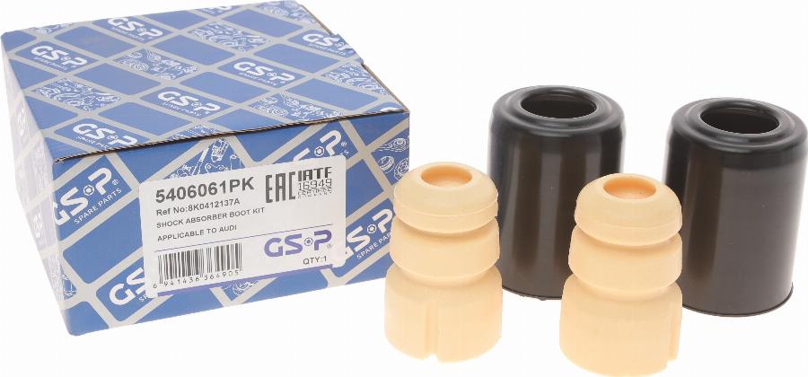 GSP 5406061PK - Kit de protection contre la poussière, amortisseur droxauto.com