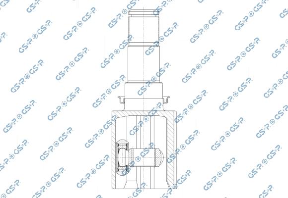 GSP 601623 - Jeu de joints, arbre de transmission droxauto.com