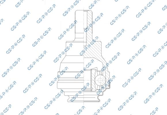 GSP 601051 - Jeu de joints, arbre de transmission droxauto.com