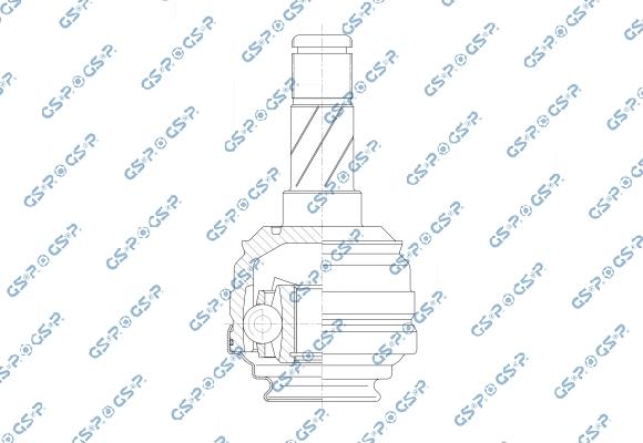 GSP 601062 - Jeu de joints, arbre de transmission droxauto.com