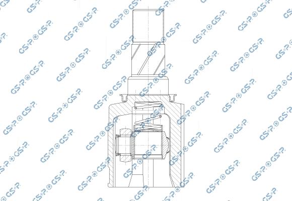 GSP 601352 - Jeu de joints, arbre de transmission droxauto.com