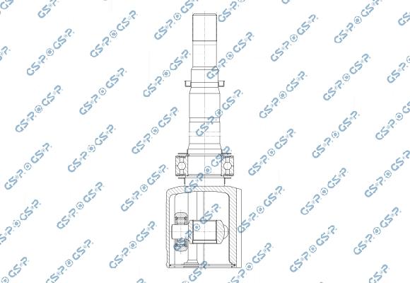 GSP 603493 - Jeu de joints, arbre de transmission droxauto.com