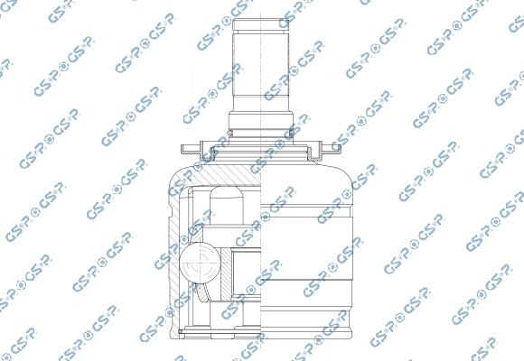 GSP 603449 - Jeu de joints, arbre de transmission droxauto.com