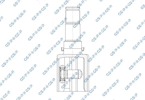 GSP 603436 - Jeu de joints, arbre de transmission droxauto.com