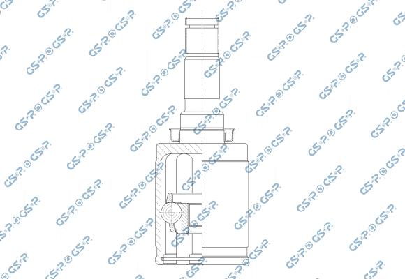 GSP 603092 - Jeu de joints, arbre de transmission droxauto.com
